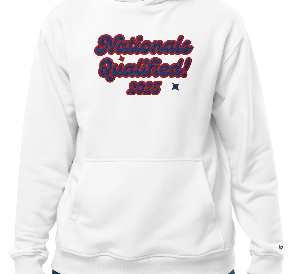 Nationals Qualified! - Embroidered Premium Eco Hoodie