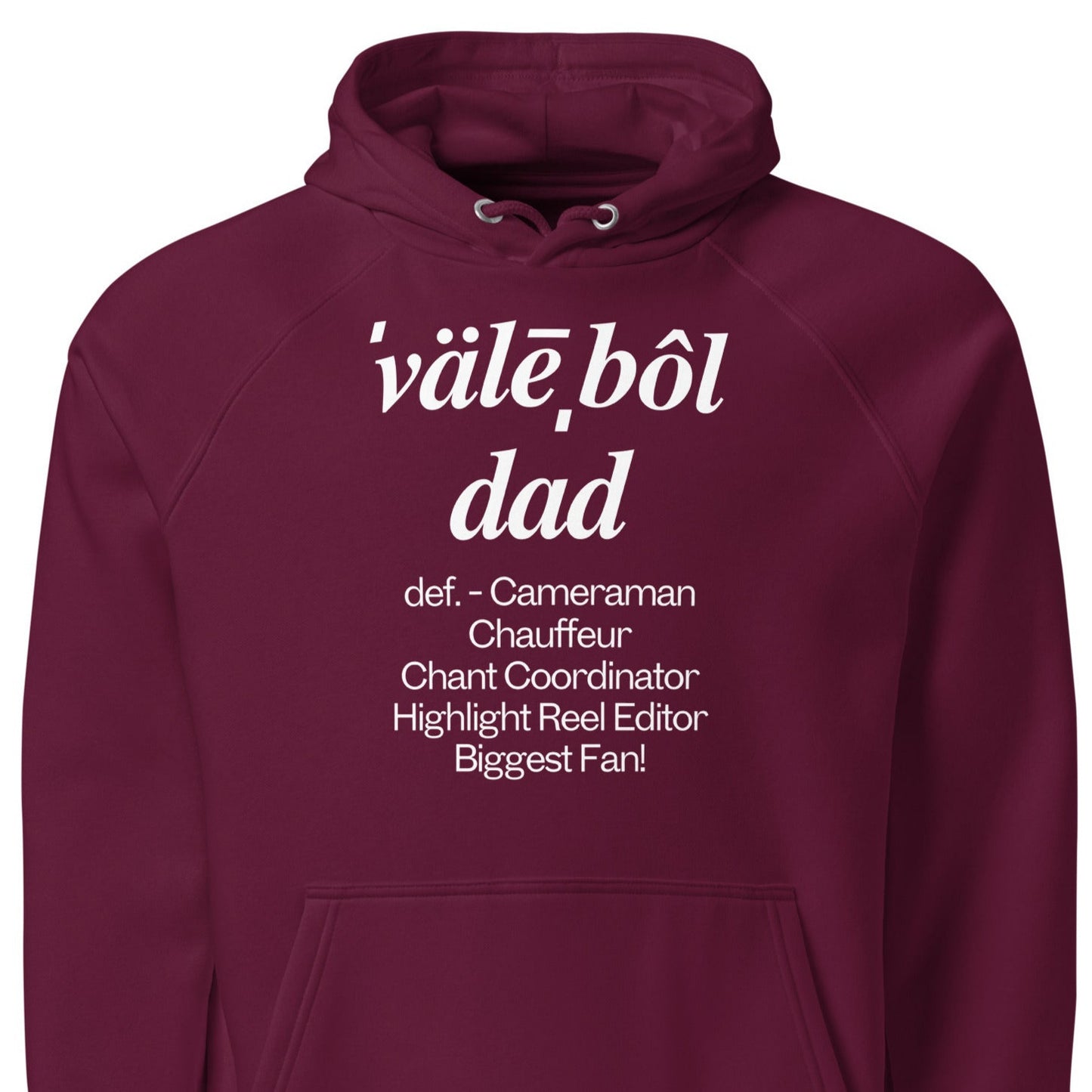 Phonetics Collection - Volleyball Dad Premium Hoodie