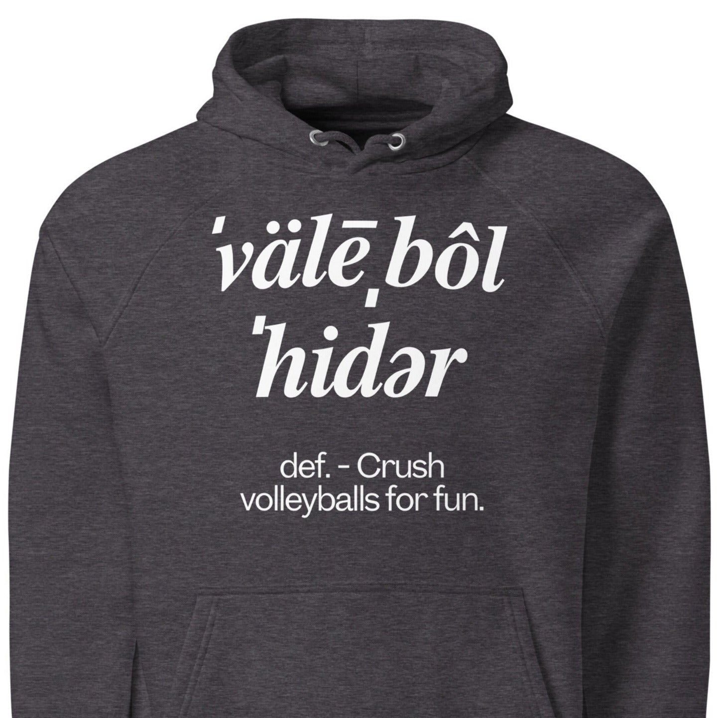 Phonetics Collection - Volleyball Hitter Premium Sweatshirt